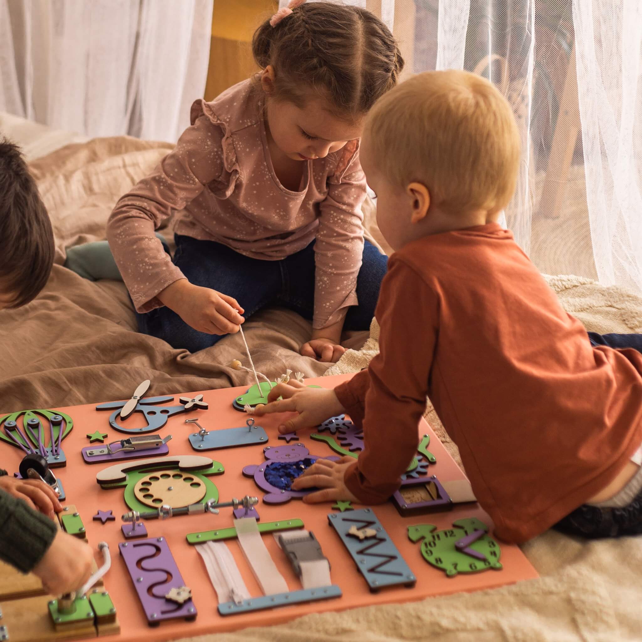 BUSY BOARD fur Baby Montessori Sensory Board 1. Geburtstagsgeschenk Busy Board 1 Jahr alt Entwicklungsbrett Entwicklungsbrett Kleinkind Geschenk